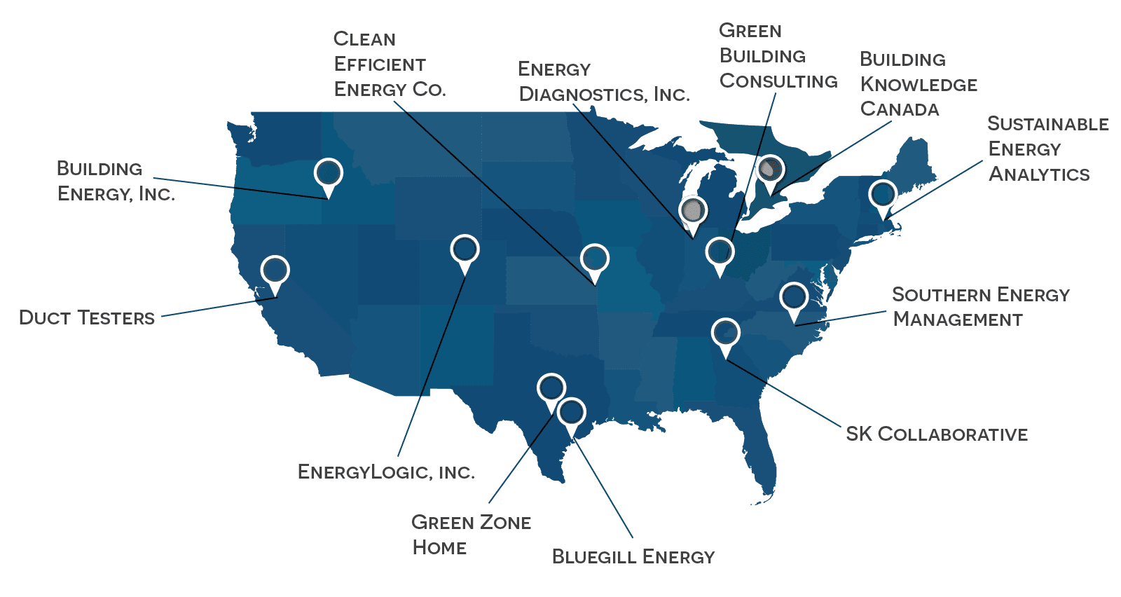 EPX Member Locations across U.S.